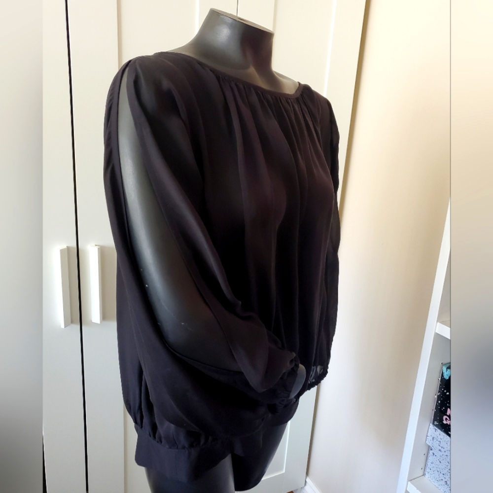 Marc by Marc Jacob's Black Sheer Blouse